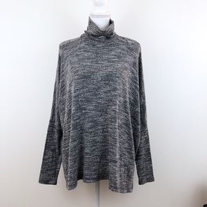 Project Social T Medium M Gray Turtleneck Sweater